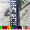 FINISH STRONG Cycling Down Tube Seat Fork Frame Decal Cycling Bicycle Cyclist Bike